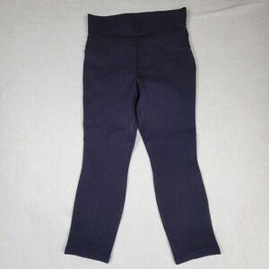 Spanx Ponte Perfect Pants‎ Women's Small Petite Black Back Pocket Slimming
